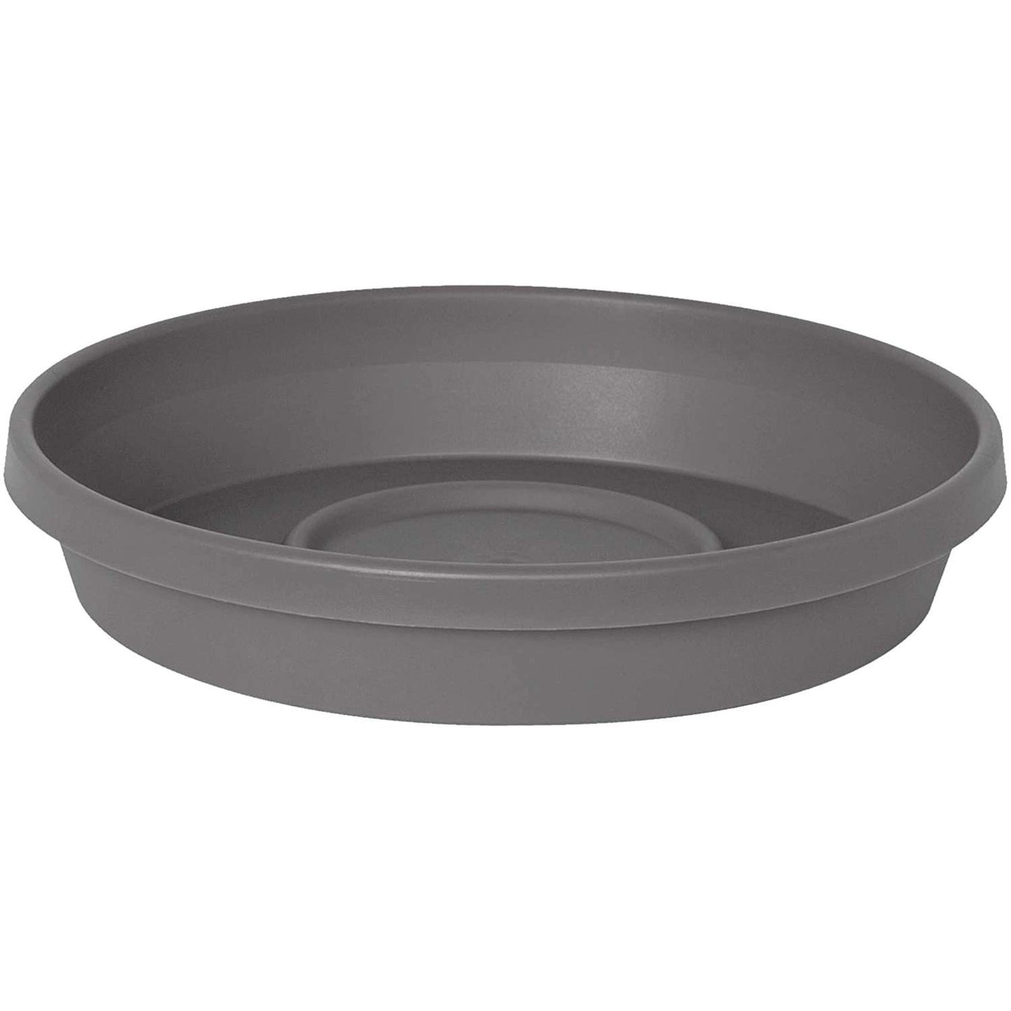  Bloem Terra 3.5 In. H Plastic Plant Saucer Charcoal