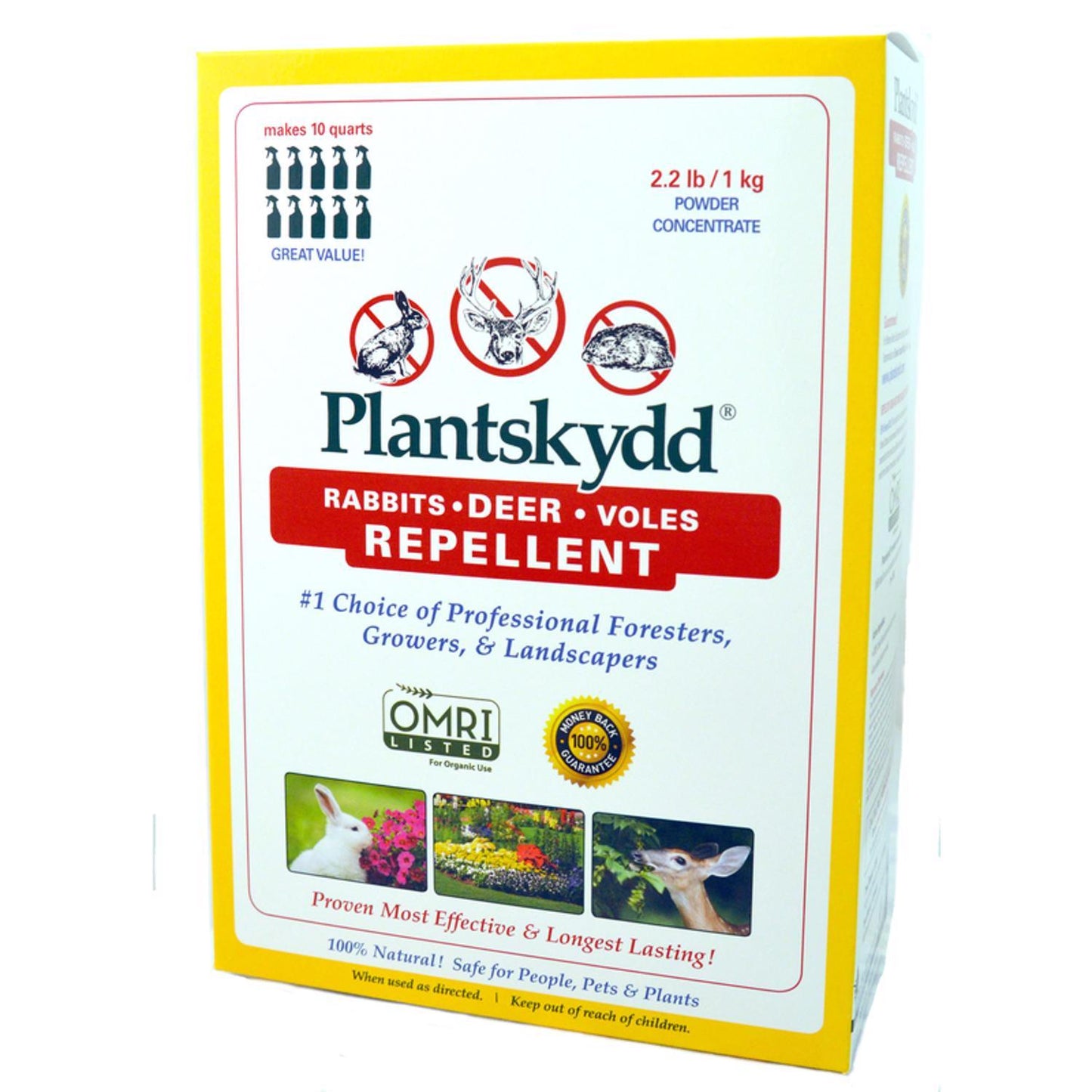  Plantskydd Animal Repellent Concentrate For Deer And Rabbits 2.2 Lb