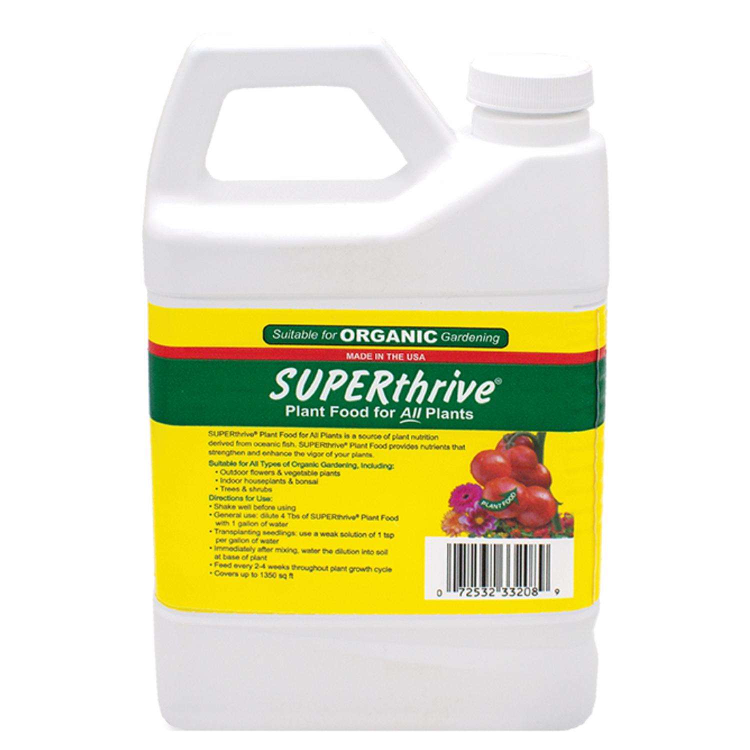  SUPERthrive Organic Liquid Multiple Plant Food 1 Qt