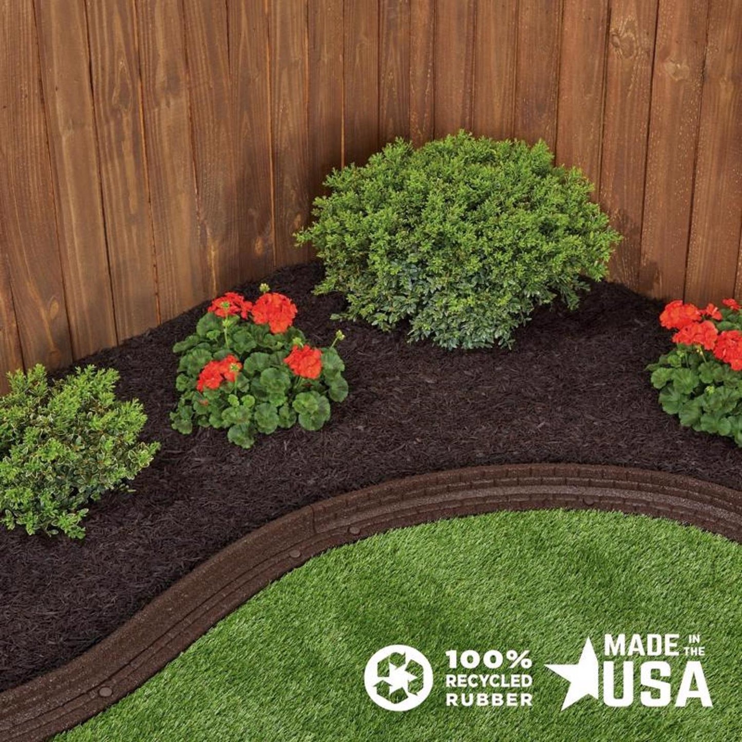  Ground Smart Brown Shredded Rubber Mulch 0.8 Cu Ft