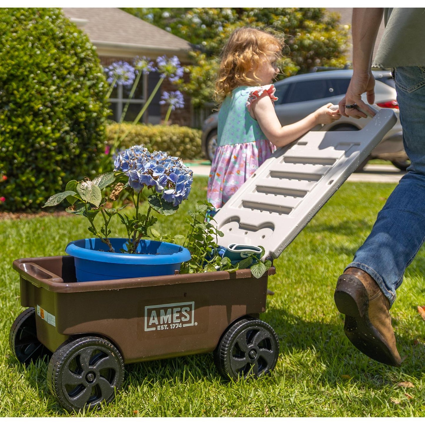  Ames Lawn Buddy Poly Lawn Cart 2 Cu Ft