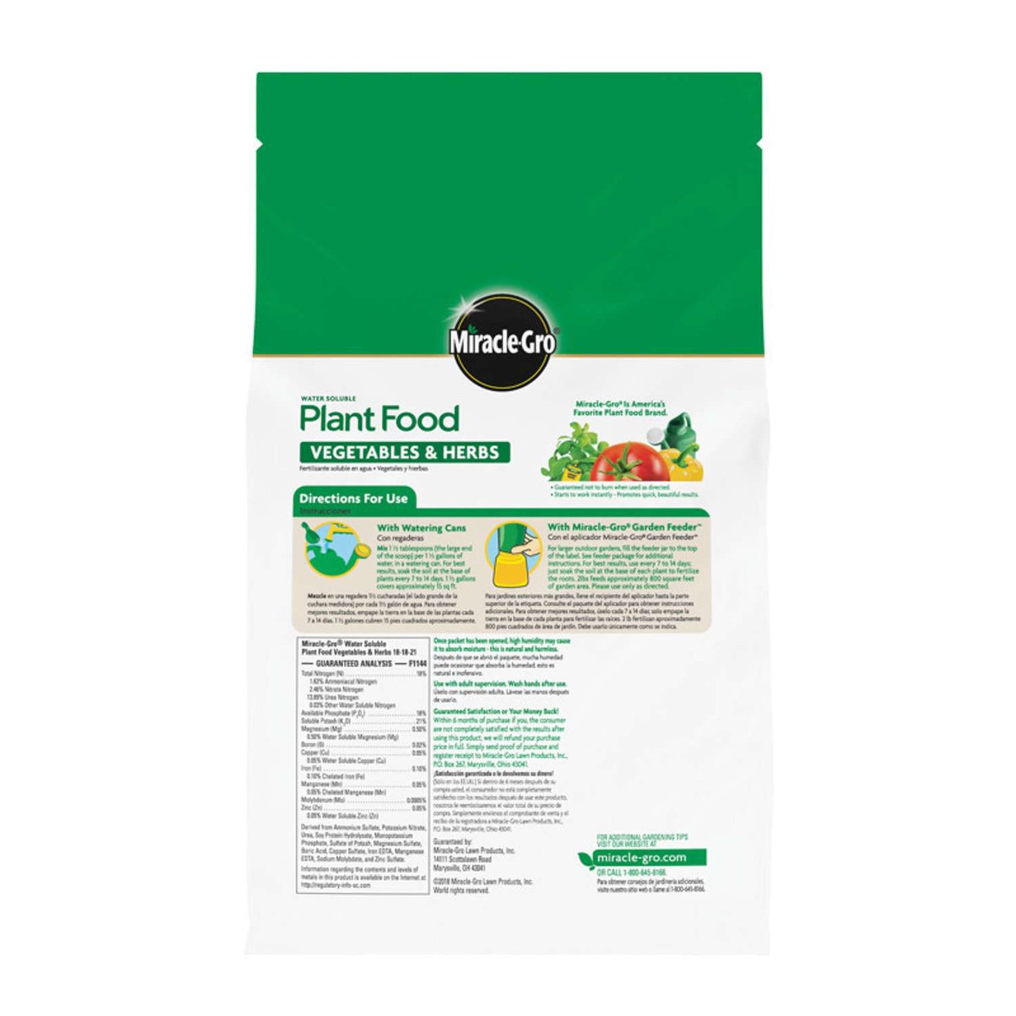  Miracle-Gro Granules Plant Food 2 Lb
