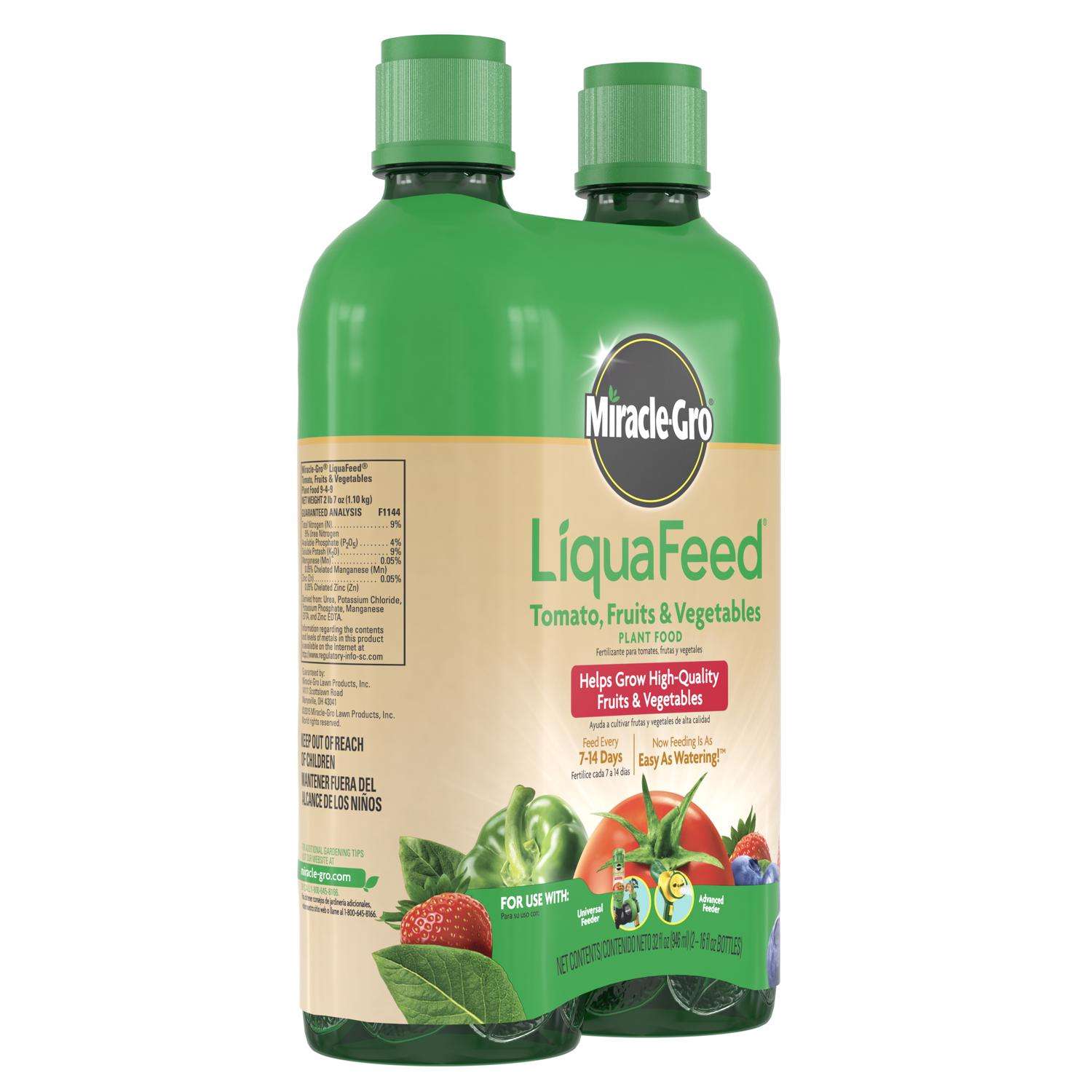  Miracle-Gro LiquaFeed Liquid Plant Food 16 Oz