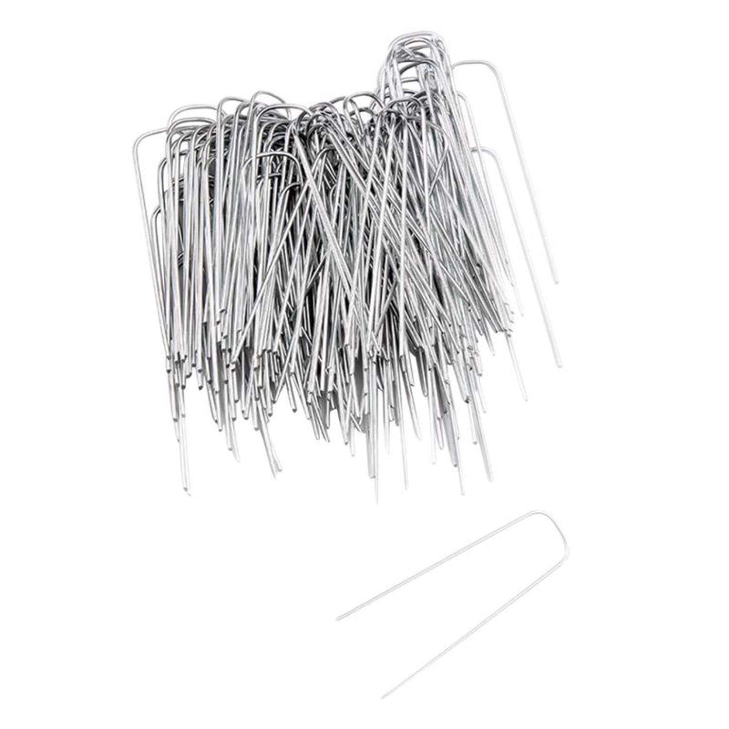  Greenscapes 1 In. W X 6 In. L Steel Landscape Fabric Pins 100 Pk