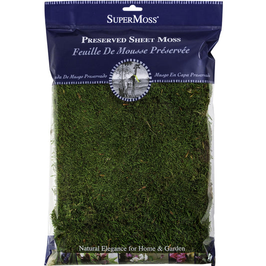  SuperMoss Green Sheet Moss 200 Cu In