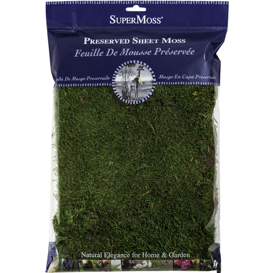  SuperMoss Green Sheet Moss 200 Cu In