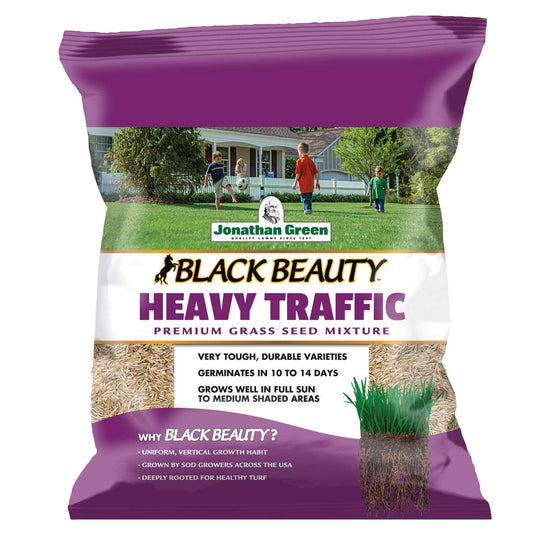  Jonathan Green Black Beauty Heavy Traffic Mixed Full Sun/Medium Shade Grass Seed 7 Lb
