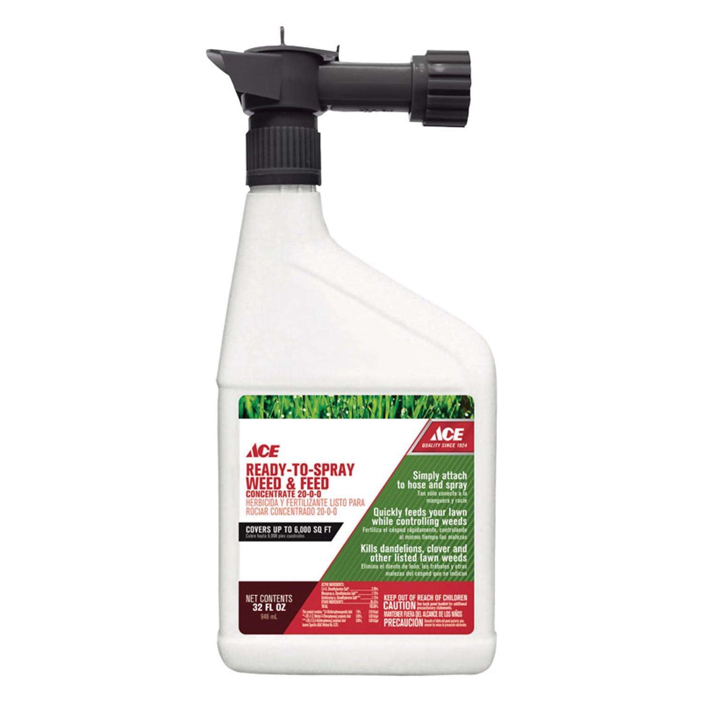  Ace Weed Killer RTS Hose-End Concentrate 32 Oz