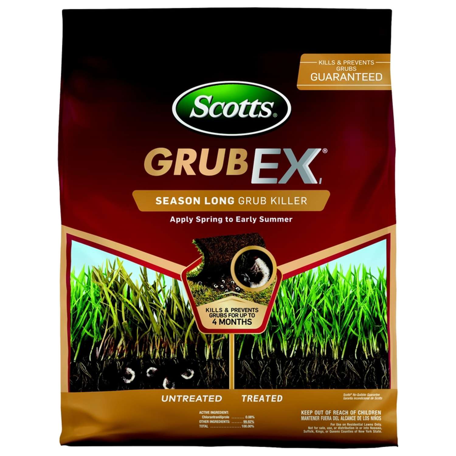  Scotts GrubEx Grub And Insect Control Granules 14.35 Lb