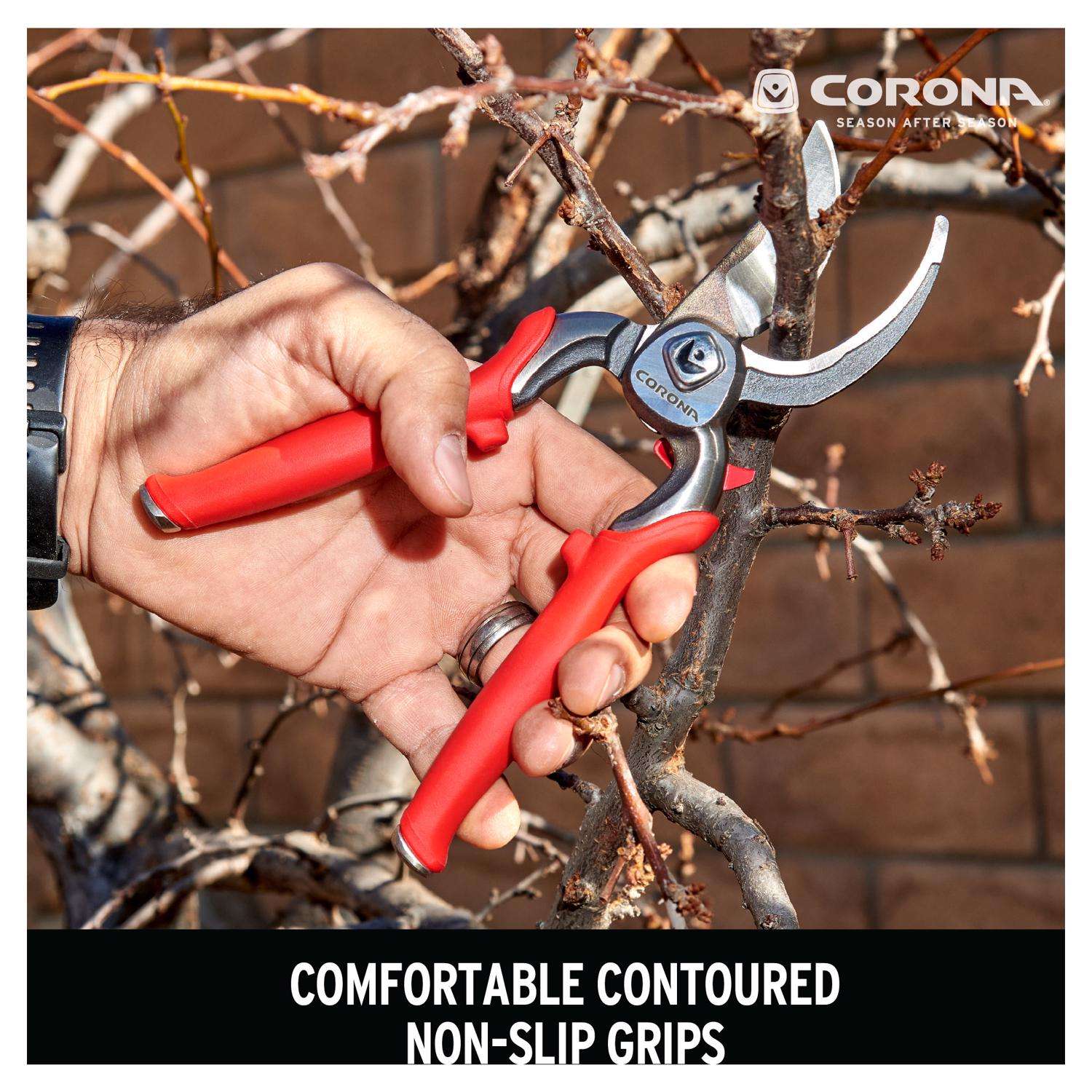  Corona Dual Cut Carbon Steel Bypass Pruners