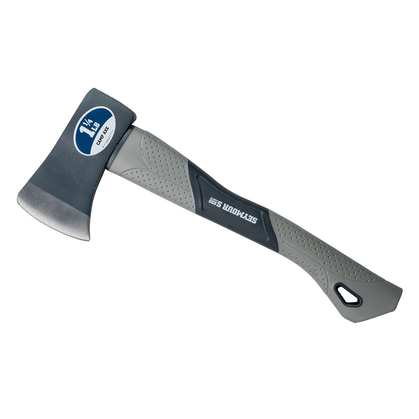  Seymour S400 Jobsite 1.25 Lb Single Bit Camp Axe 16 In. Fiberglass Handle