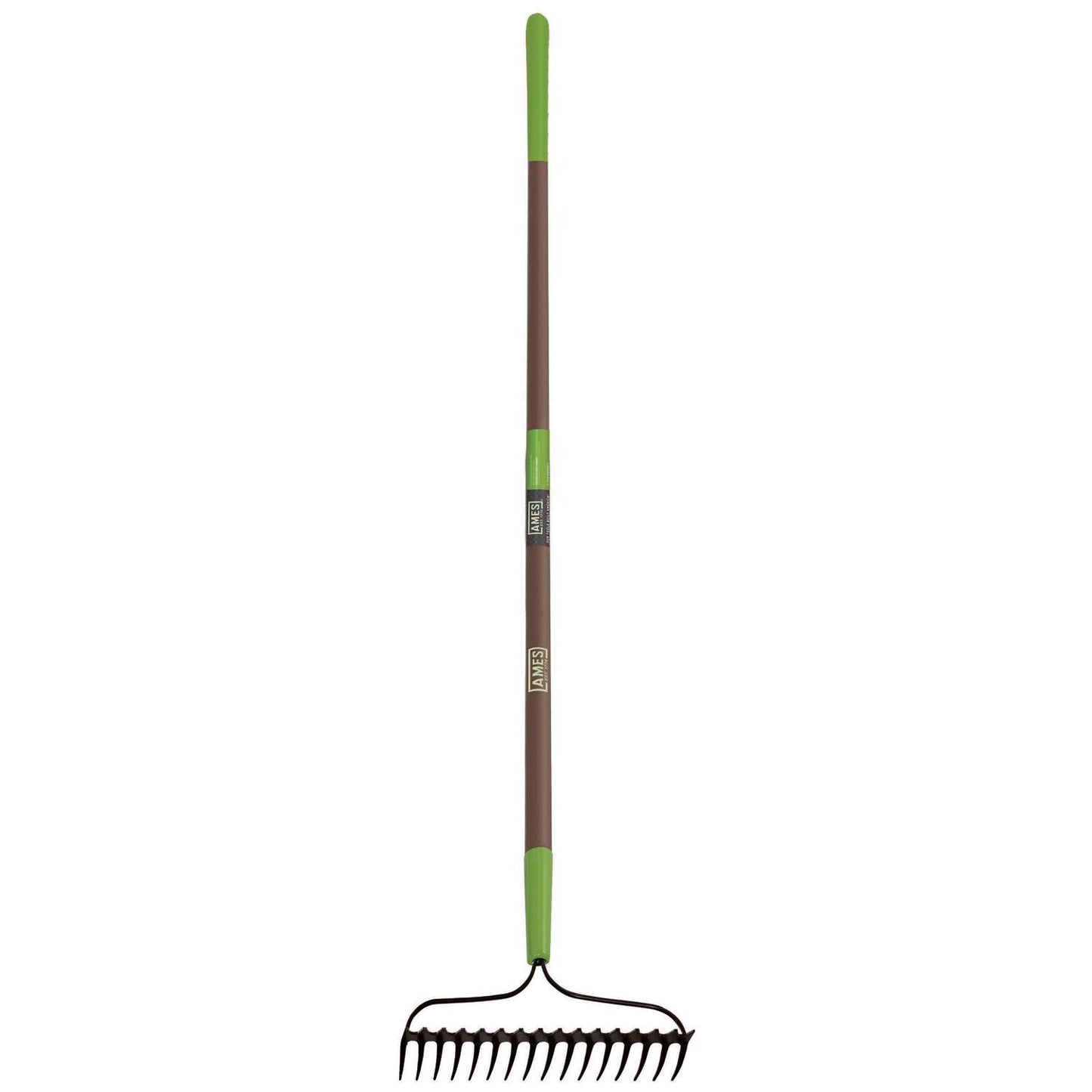  Ames 64 In. 16 Tine Steel Rake Fiberglass Handle