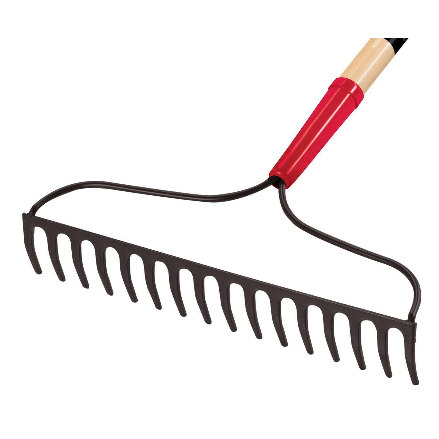  Truper Tru-Tough 59.75 In. 16 Tine Steel Bow Rake Wood Handle