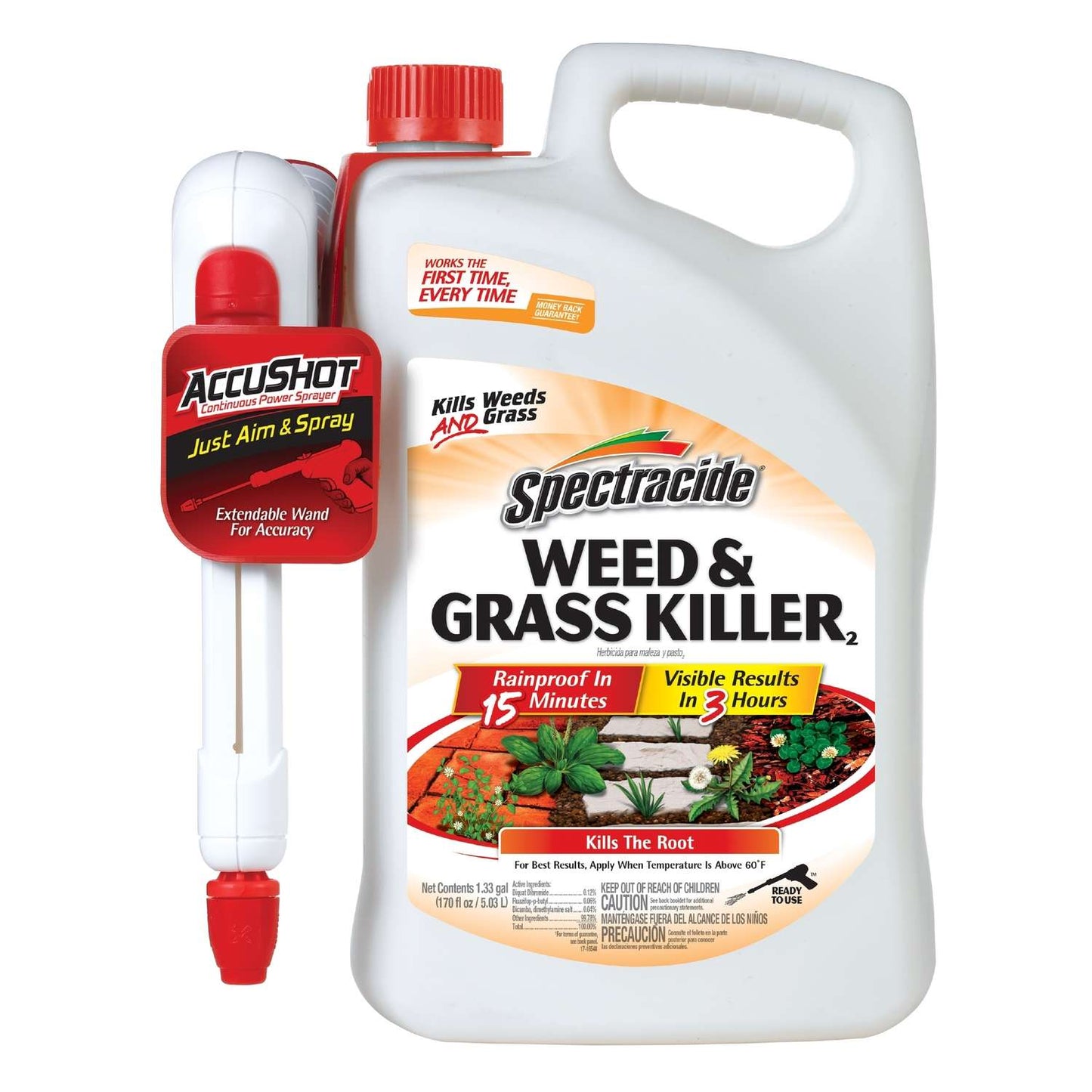  Spectracide AccuShot Weed And Grass Killer RTU Liquid 1.33 Gal