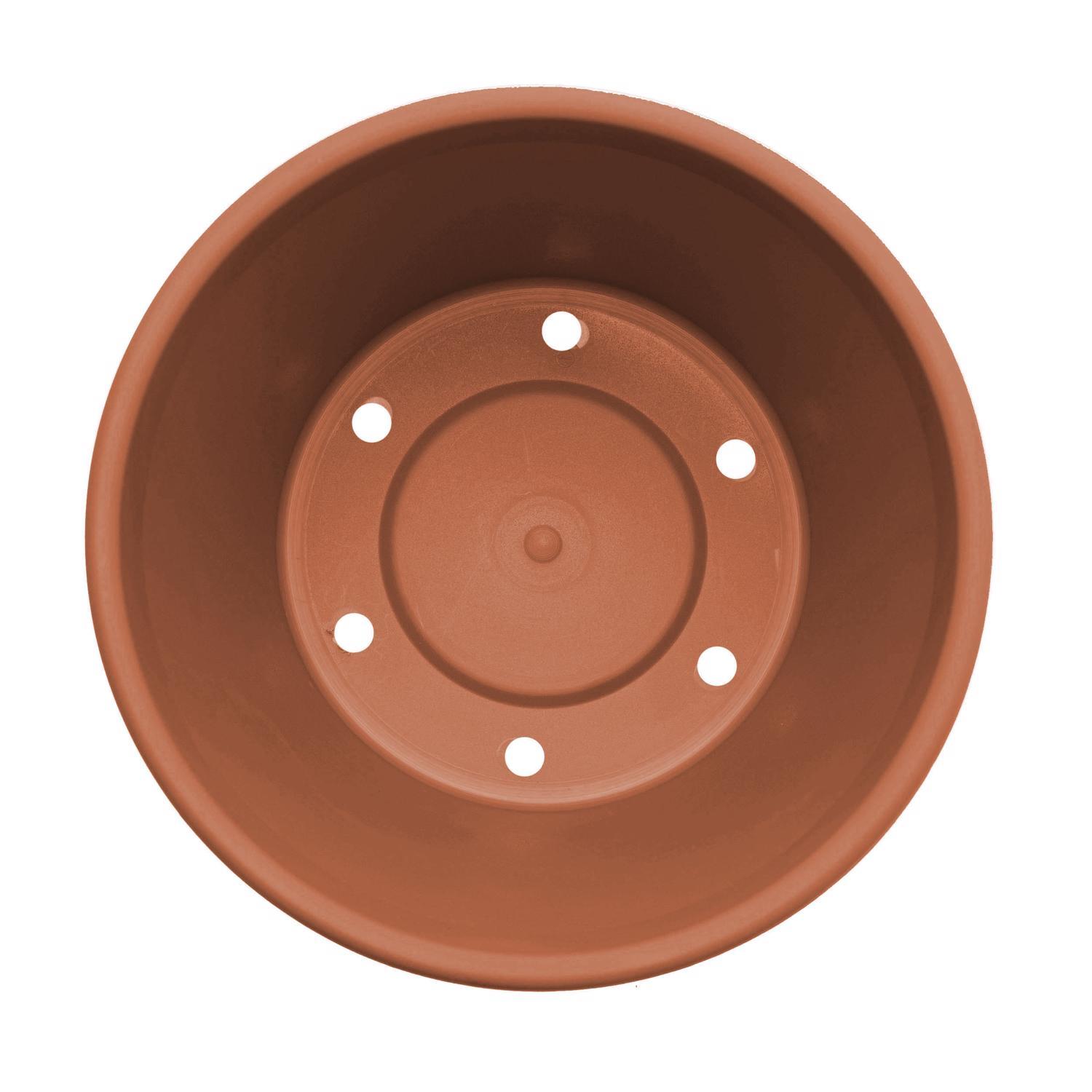  Bloem Terra 17 In. H X 20.5 In. W Resin Traditional Planter Terra Cotta