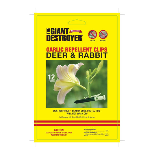  The Giant Destroyer Animal Repellent Clip For Deer And Rabbits 12 Pk