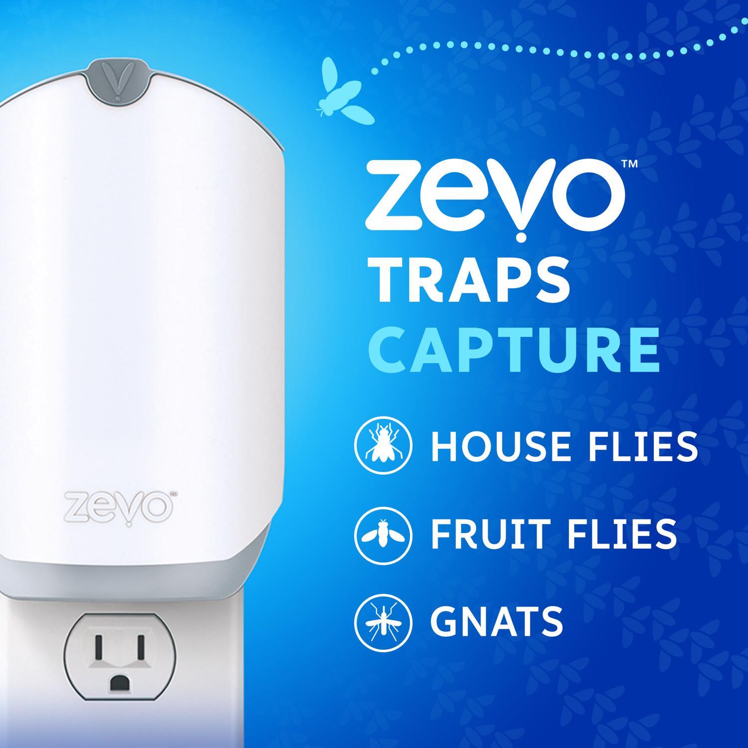  Zevo Refill Kit 4 In. W X 7 In. L Gray/White 2 Ct