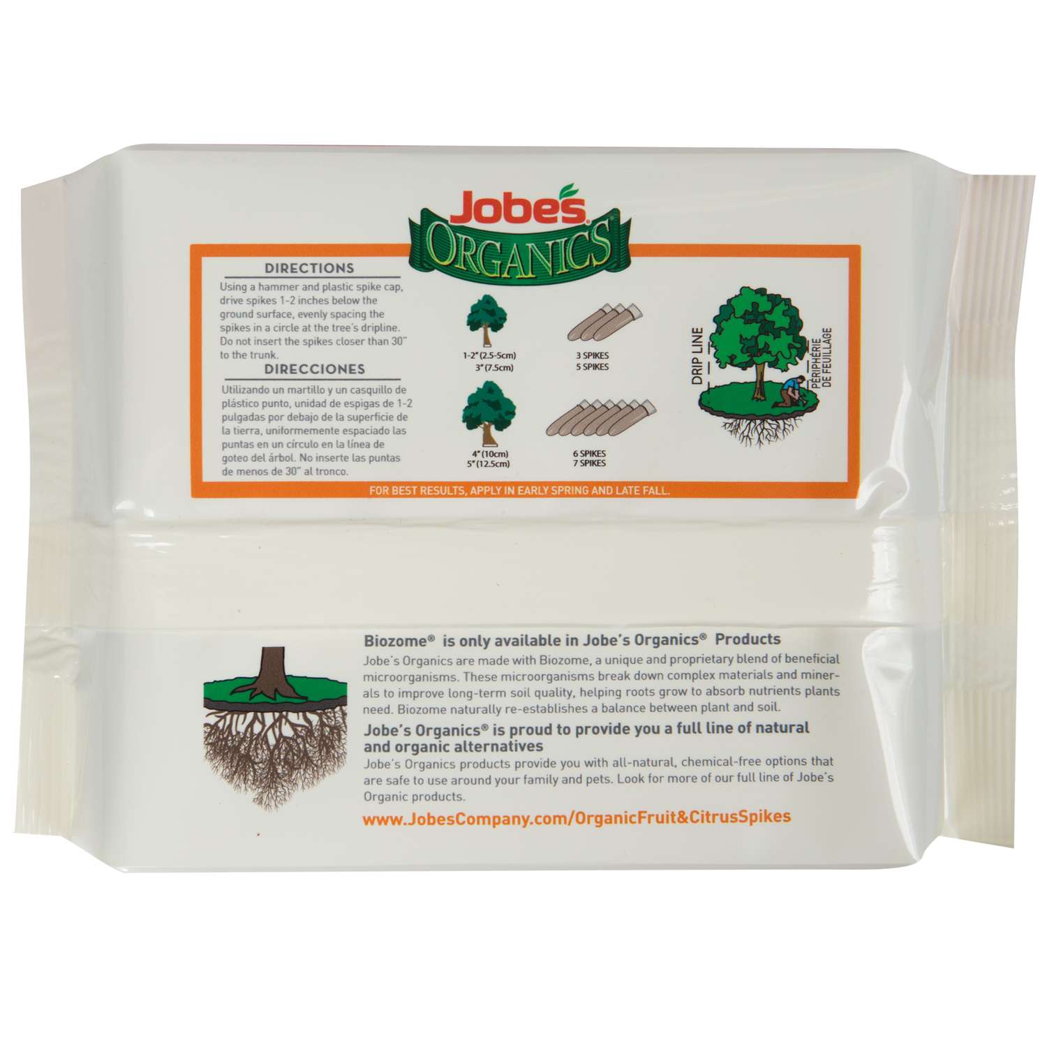  Jobe's Organic 4-6-6 Plant Fertilizer 8 Pk