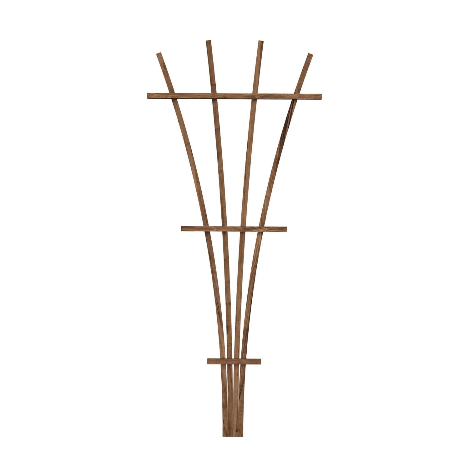  Panacea 48 In. H X 1-1/2 In. W Brown Wood Vine Supports