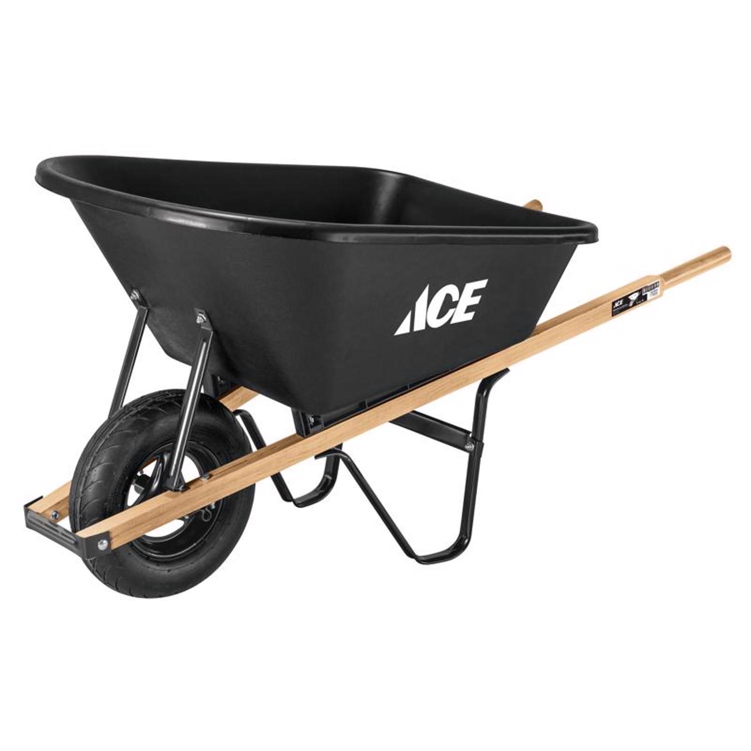  Ace Poly Residential Wheelbarrow 6 Cu Ft