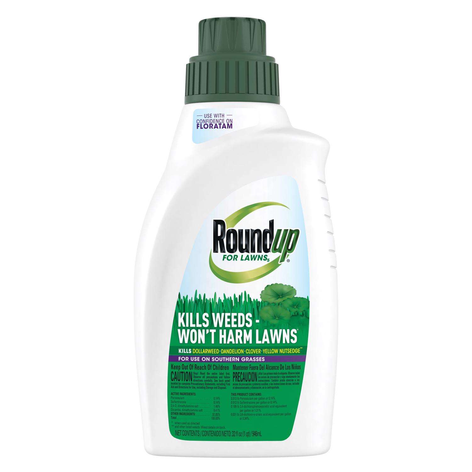  Roundup For Lawns5 Weed Killer Concentrate 32 Oz