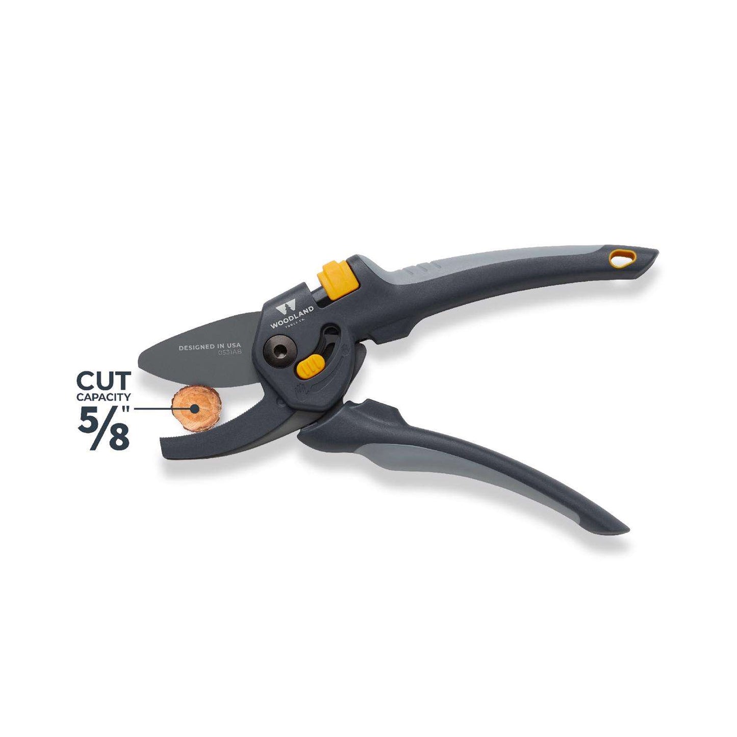  WOODLAND TOOLS High Carbon Steel Anvil Hand Pruner