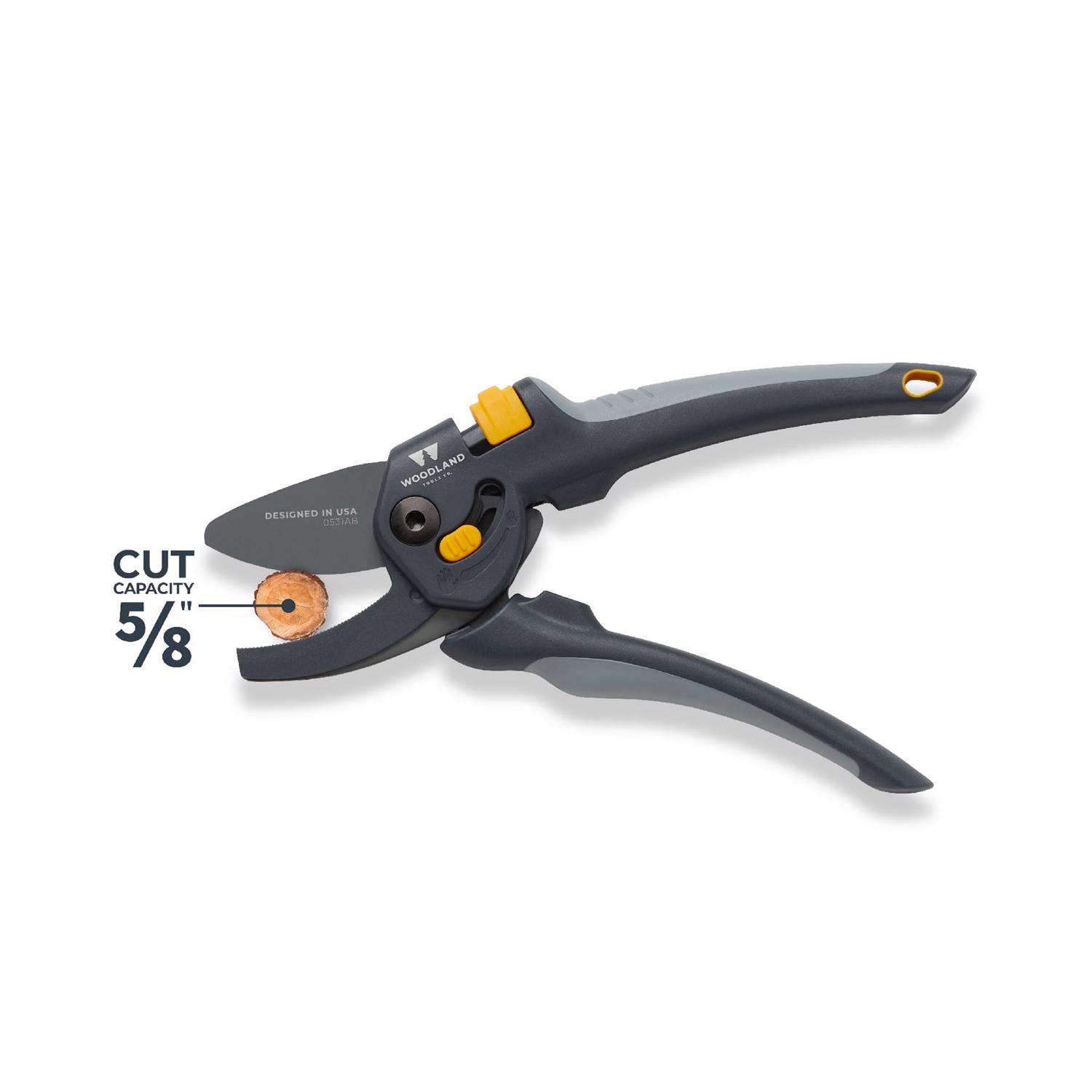  WOODLAND TOOLS High Carbon Steel Anvil Hand Pruner
