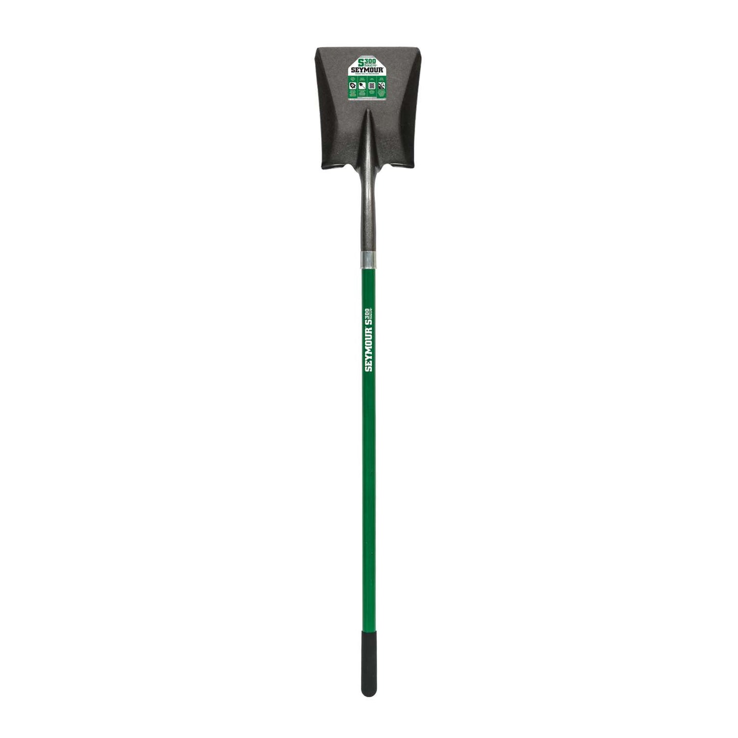  Seymour S300 DuraLite Steel Square Shovel Fiberglass Handle