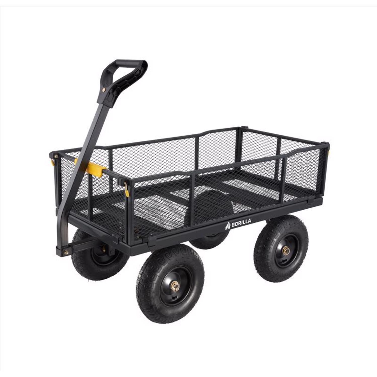  Gorilla Carts Steel Utility Cart 1200 Lb. Cap.