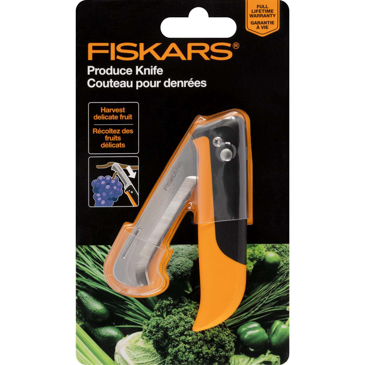  Fiskars 3 In. Stainless Steel Produce Knife