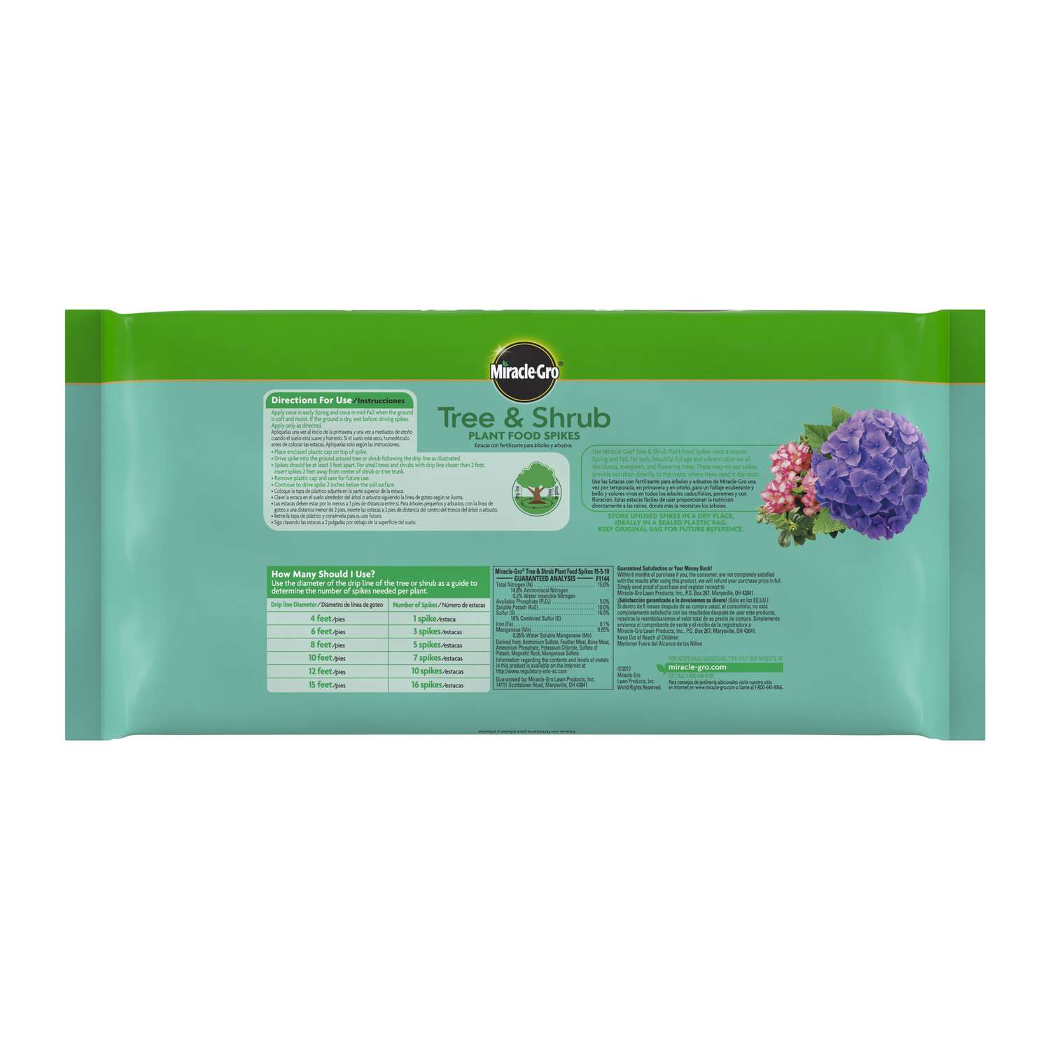  Miracle-Gro Spikes Plant Food 12 Pk