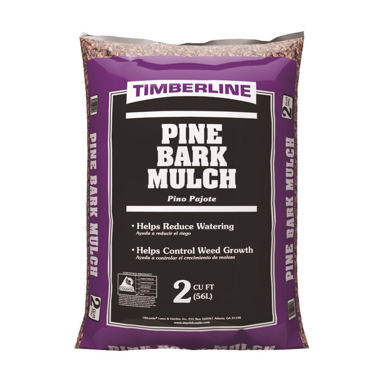  Timberline Natural Pine Bark Mulch 2 Cu Ft