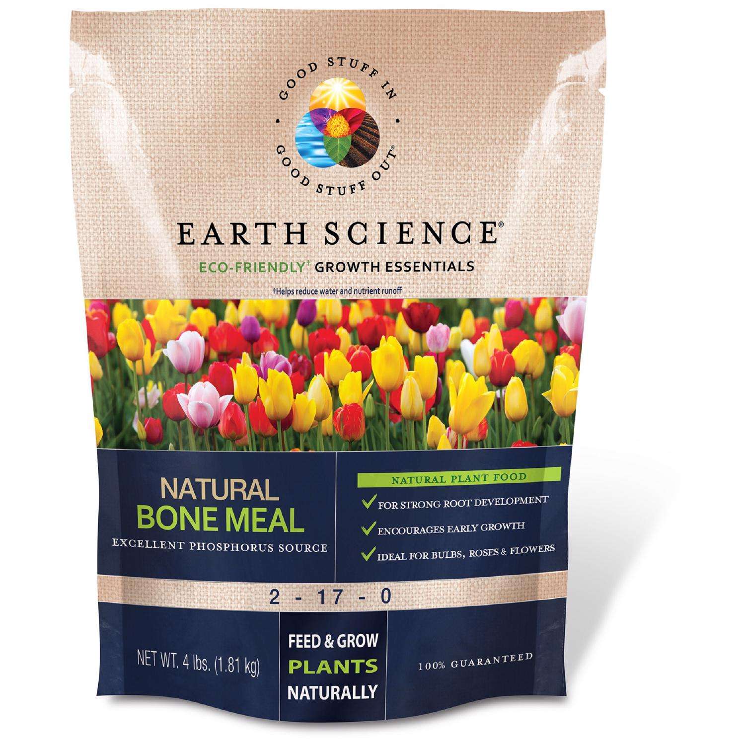  Earth Science Growth Essentials Organic Granules Bone Meal 4 Lb