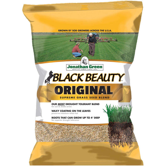  Jonathan Green Black Beauty Original Tall Fescue Grass Sun Or Shade Grass Seed 25 Lb