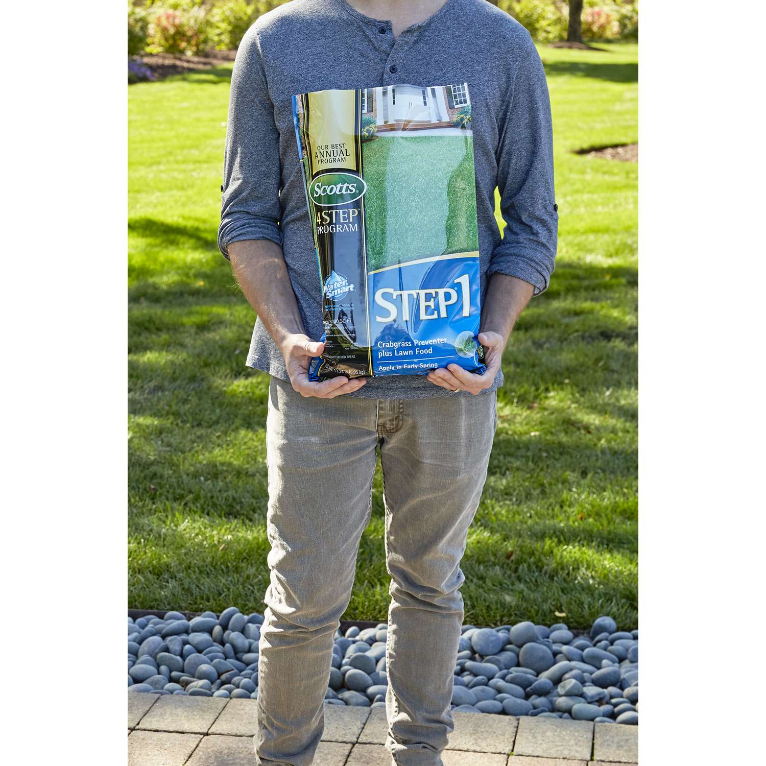 Scotts 4 Step Annual Program Lawn Fertilizer For All Grasses 5000 Sq Ft