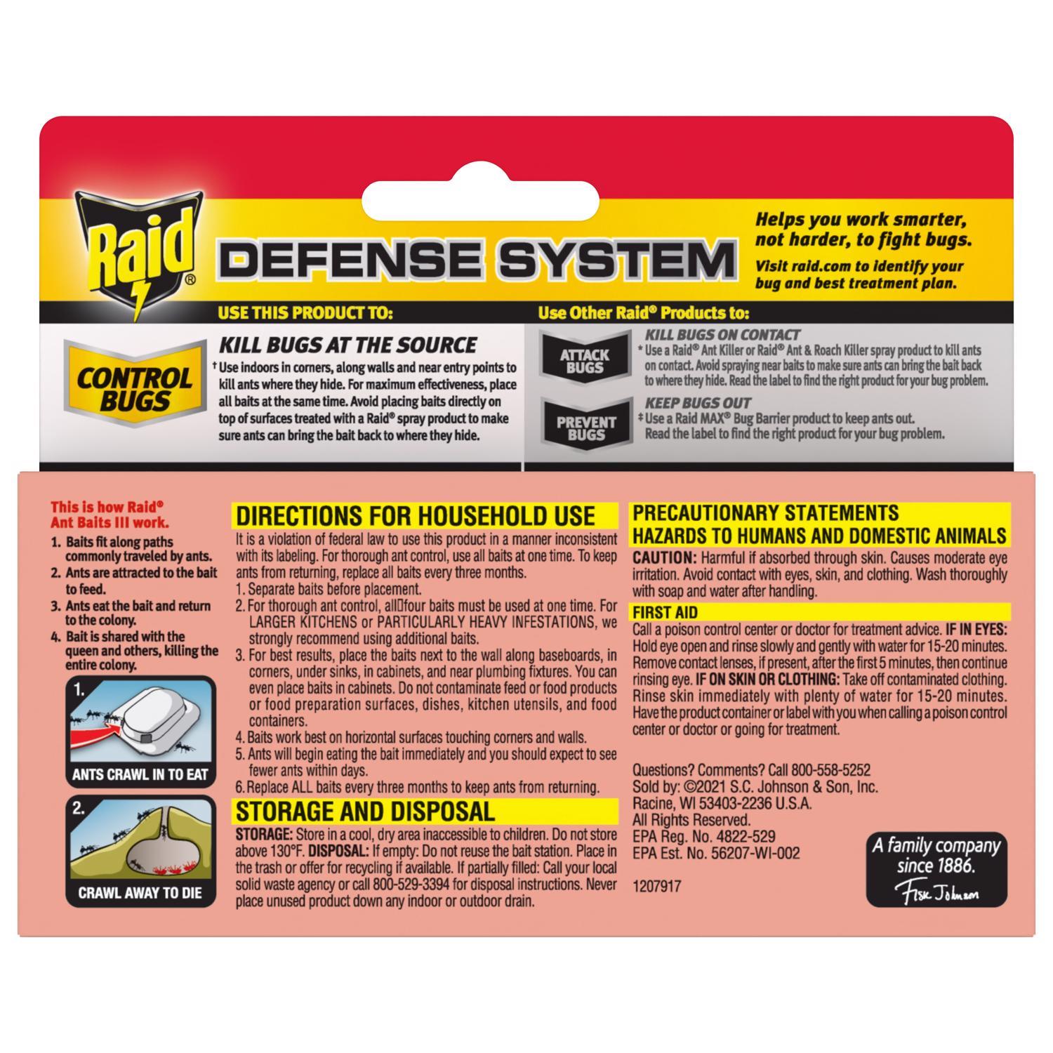  Raid Ant Bait 4 Pk