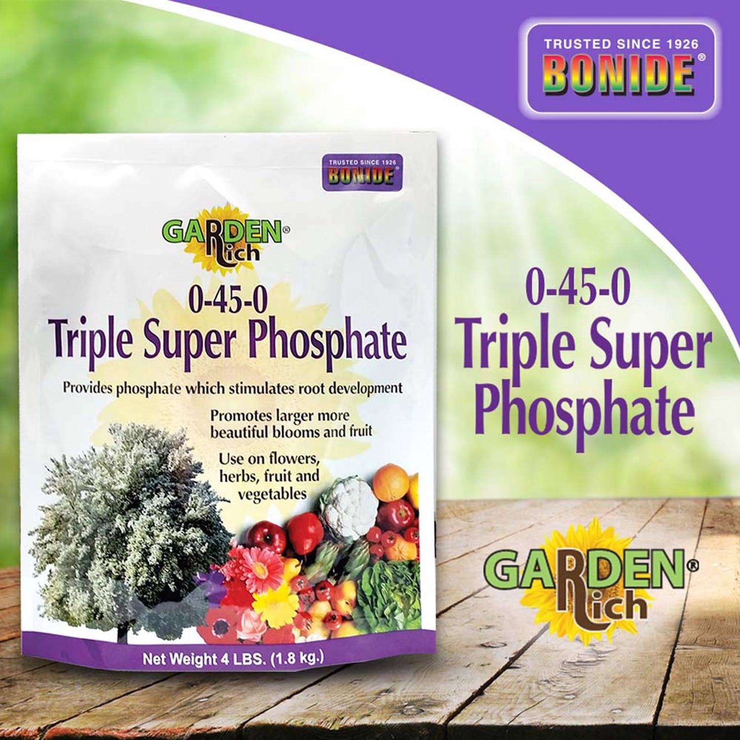  Bonide Garden Rich Granules Plant Food 4 Lb
