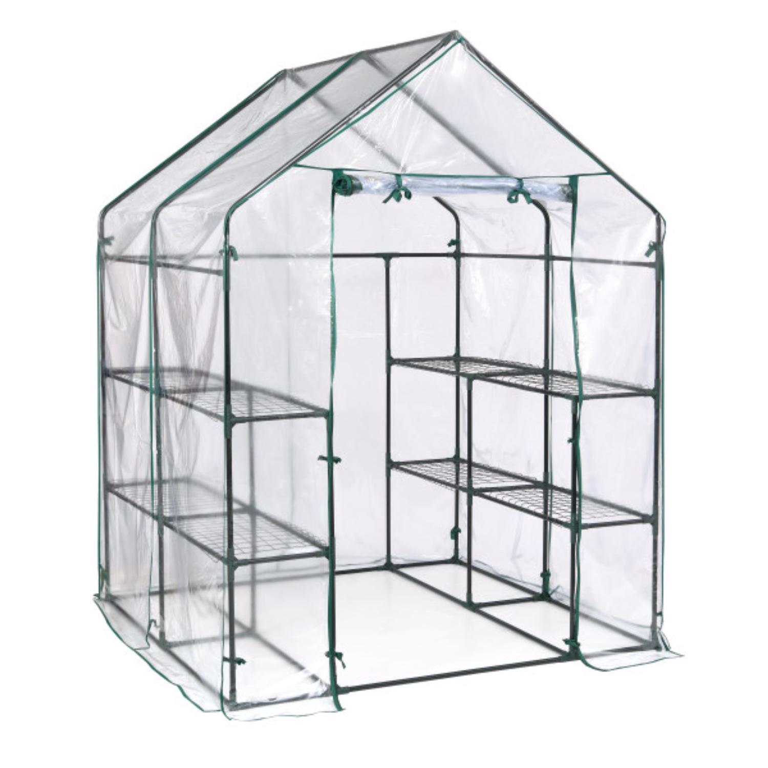  Miracle-Gro Clear 56 In. W X 56 In. D X 76 In. H Greenhouse