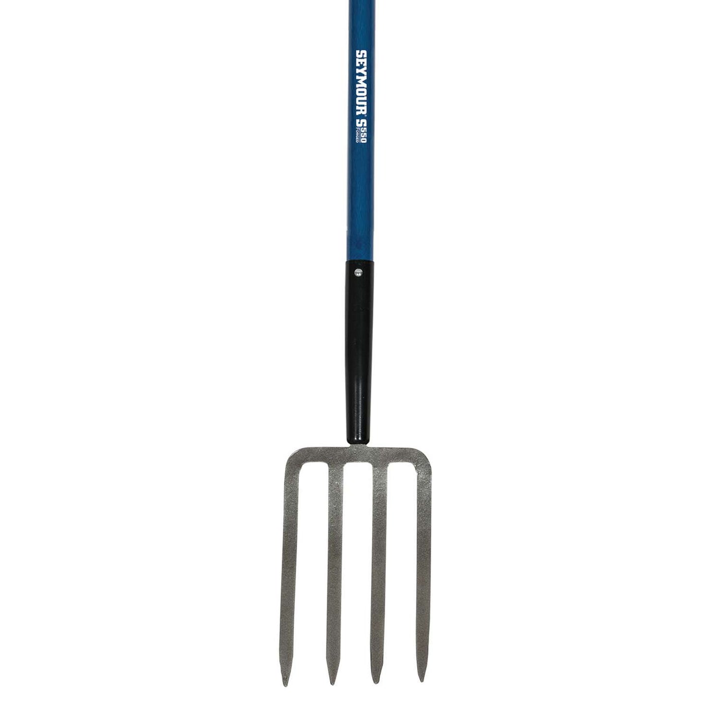  Seymour S550 Forged 4 Tine Forged Steel Spading Fork 30 In. Fiberglass Handle