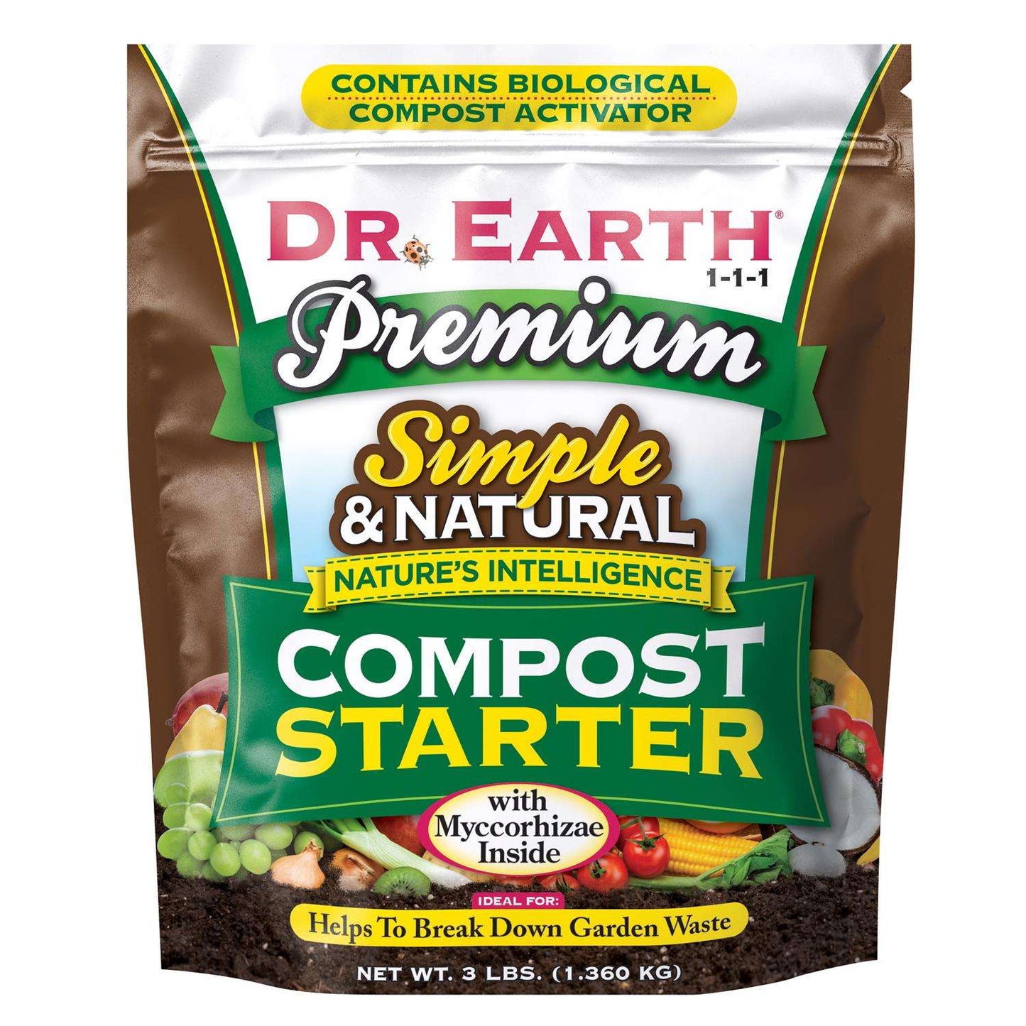  Dr. Earth Pure & Natural Organic Granules All Purpose Plant Food 3 Lb