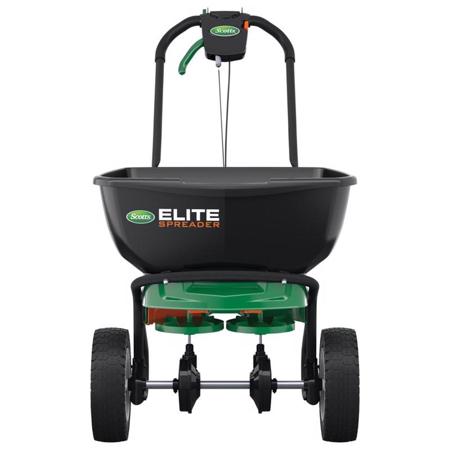  Scotts Elite 72 In. W Broadcast Push Spreader For Fertilizer/Ice Melt/Seed 30 Lb