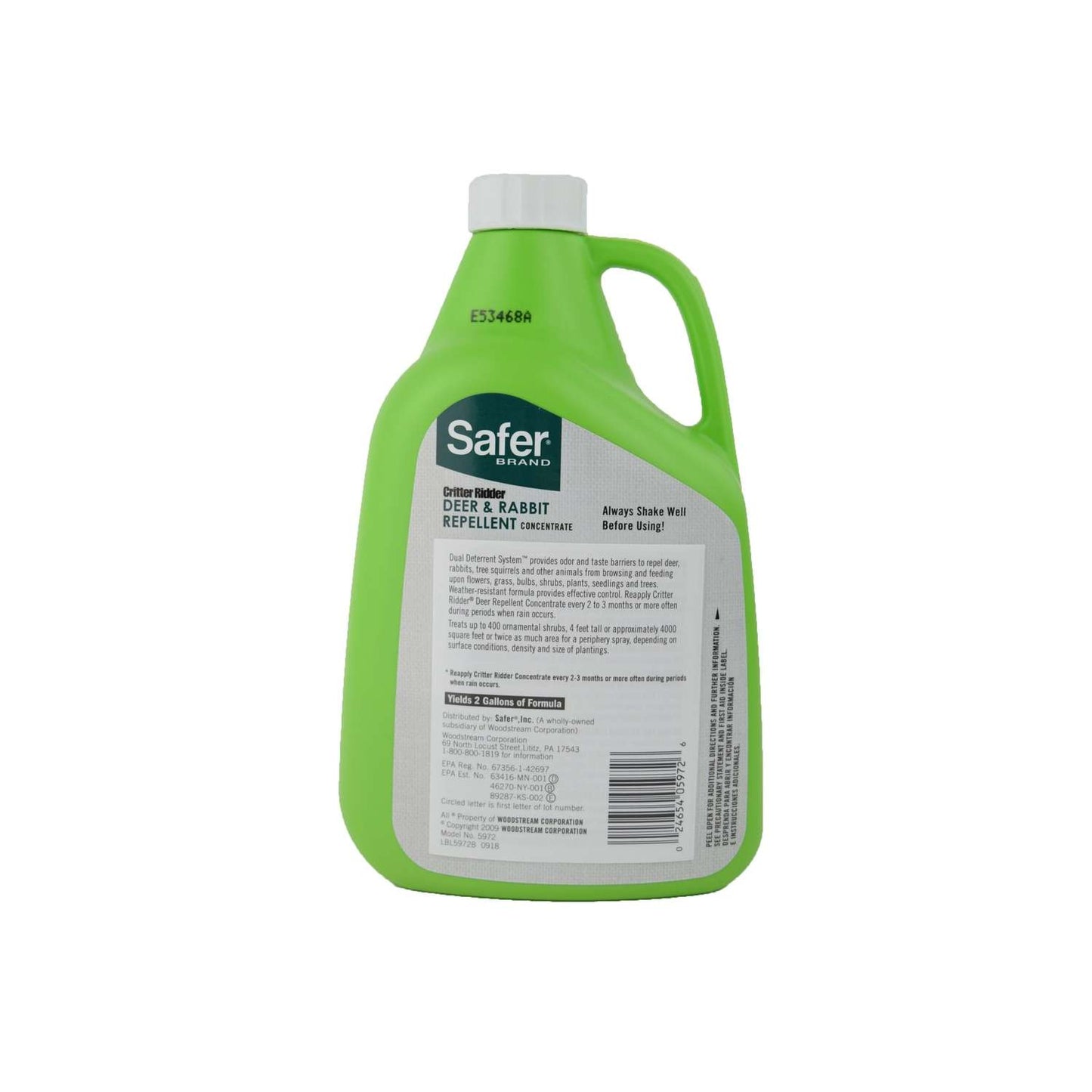  Safer Brand Critter Ridder Animal Repellent Concentrate For Deer And Rabbits 32 Oz