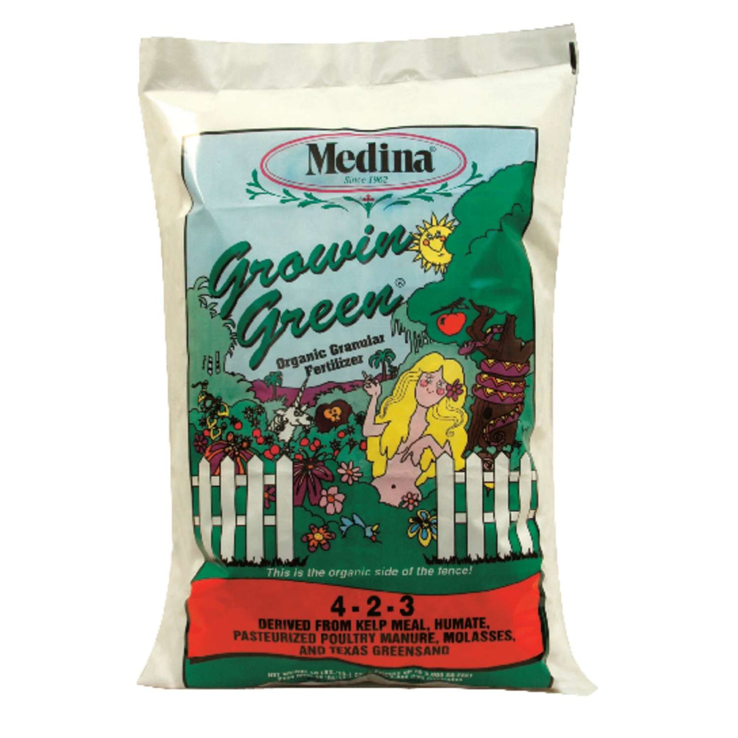  Medina Growing Green Organic Granules All Purpose Plant Food 40 Lb