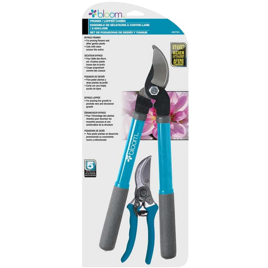  Bond Bloom Carbon Steel Bypass Lopper/Pruner Set
