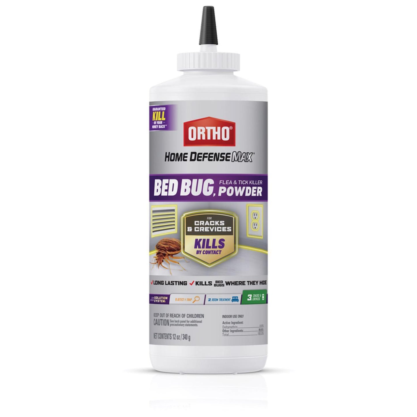  Ortho Home Defense Max Bed Bug Killer Powder 12 Oz