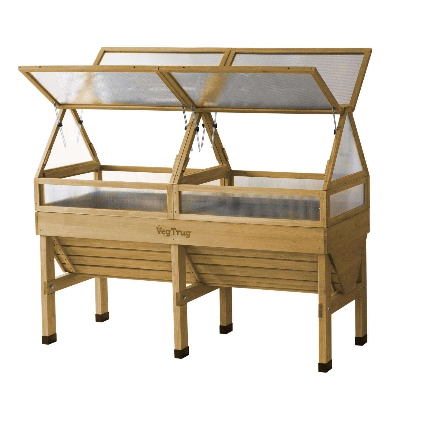  VegTrug Cold Frame Natural 26 In. H X 71 In. W Raised Bed Greenhouse