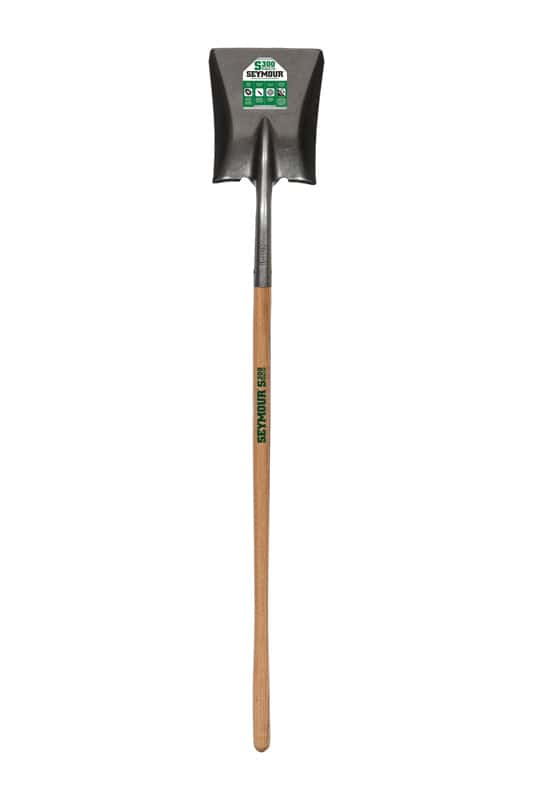  Seymour S300 DuraLite Steel Square General Purpose Shovel Wood Handle