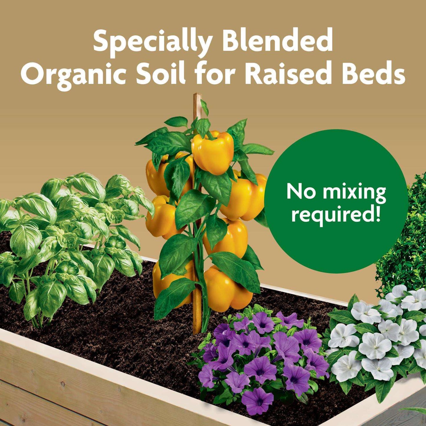  Miracle-Gro Organic All Purpose Raised Bed Soil 1.5 Cu Ft