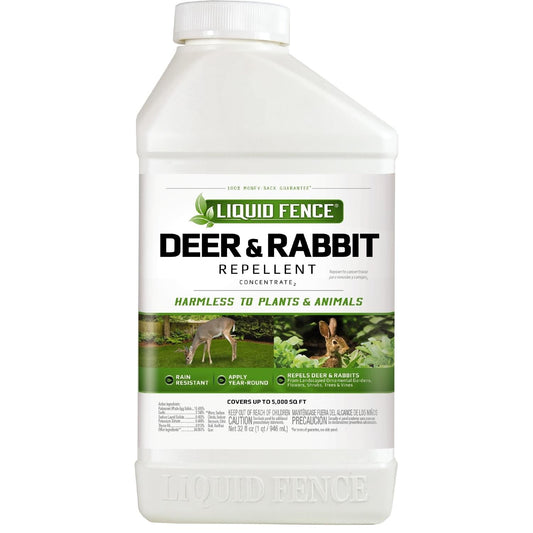  Liquid Fence Animal Repellent Liquid For Deer And Rabbits 32 Oz