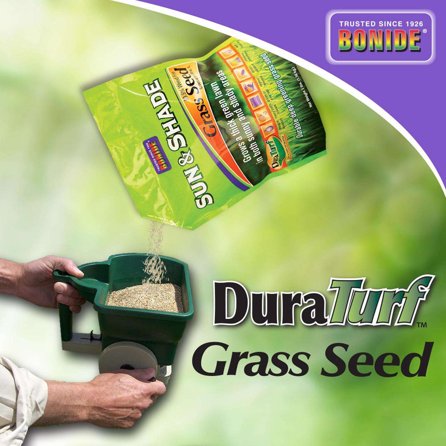  Bonide DuraTurf Mixed Sun Or Shade Grass Seed 3 Lb